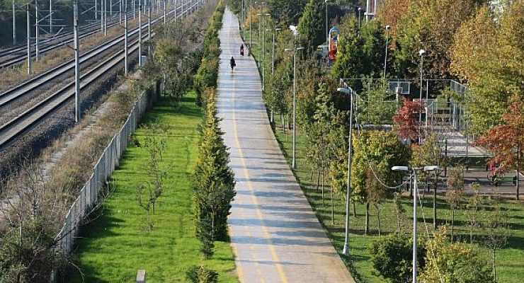 Köseköy-Sarımeşe yürüyüş ve bisiklet yolu vatandaşları memnun etti