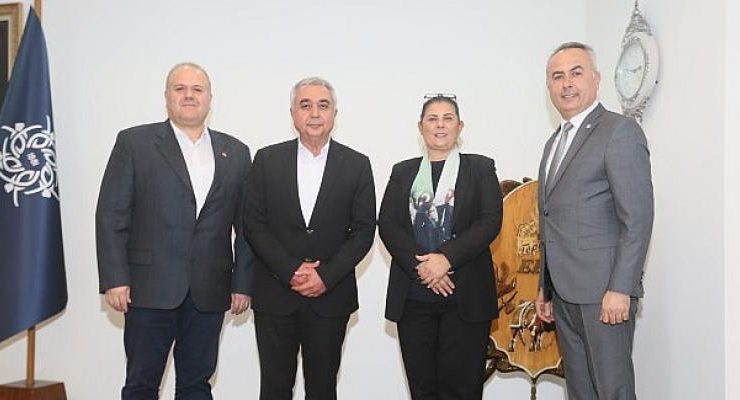 CHP ve İYİ Parti Nazilli İlçe Başkanlarından Başkan Çerçioğlu’na Ziyaret