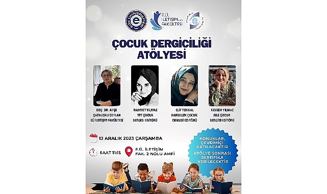 Egeli İletişimciler 2024 yılını “Çocuk Dergileri Sergisi" ile açıyor