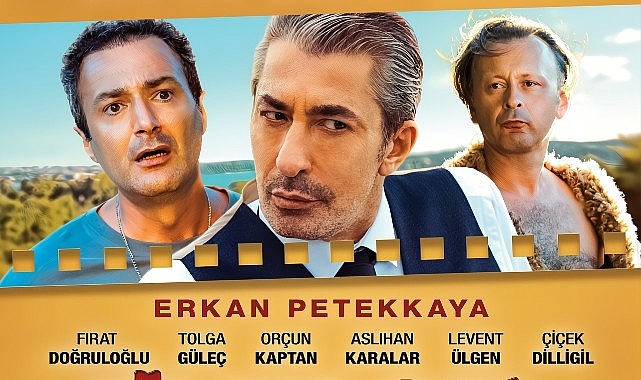 Erkan Petekkaya, Levent Ülgen ve Fırat Doğruloğlu'nun başrollerini paylaştığı 'Filme Gel' vizyonda!